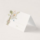 Nom du mariage du jardin céleste Modèle de la cart (Front)