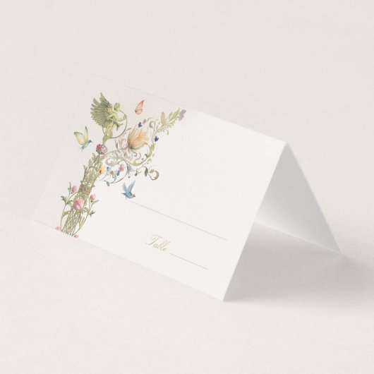 Nom du mariage du jardin céleste Modèle de la cart (Front)