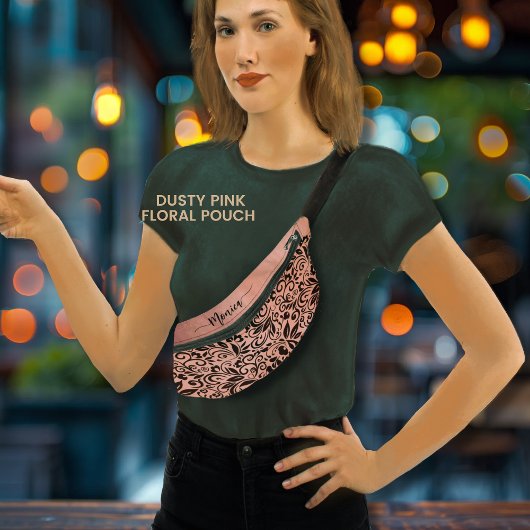 Nom du modèle floral rose assez poussiéreux