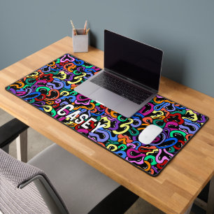 Nom du monogramme couleur cool