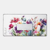 Nom du monogramme des Fleurs sauvages d'aquarelle (Clavier et souris)