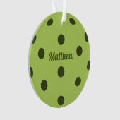 Nom du monogramme du joueur de basket-ball vert (devant)