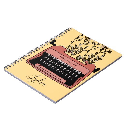 Nom du monogramme du journal de machine à écrire C (Côté gauche)