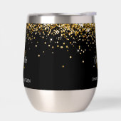 Nom du monogramme en or noir (Gauche)