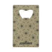 Nom du monogramme motif noir et beige | (Devant)