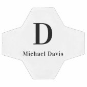 Nom du monogramme noir (Plat)