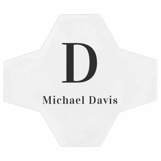 Nom du monogramme noir (Plat)