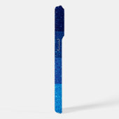 Nom du monogramme parties scintillant bleue (Côté droit)