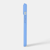 Nom du monogramme Pastel Blue (Côté gauche)