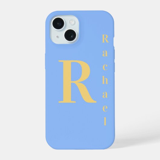Nom du monogramme Pastel Blue (Verso)