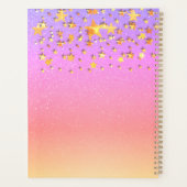 Nom du monogramme Rainbow Gold Stars (Dos)