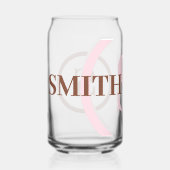 Nom du monogramme rose Brown (Recto)