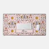 Nom du monogramme rose pâle (Clavier et souris)