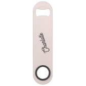 Nom du monogramme Rose rose vierge moderne (Dos)