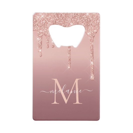 Nom du monogramme Rose texte Parties scintillant d (Devant)