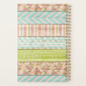 Nom du monogramme Roses de Shabby sur le chalet ru (Dos)