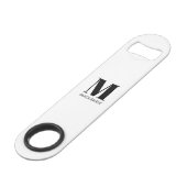 Nom du monogramme simple (Devant angulaire)