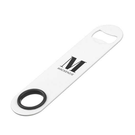 Nom du monogramme simple (Devant angulaire)