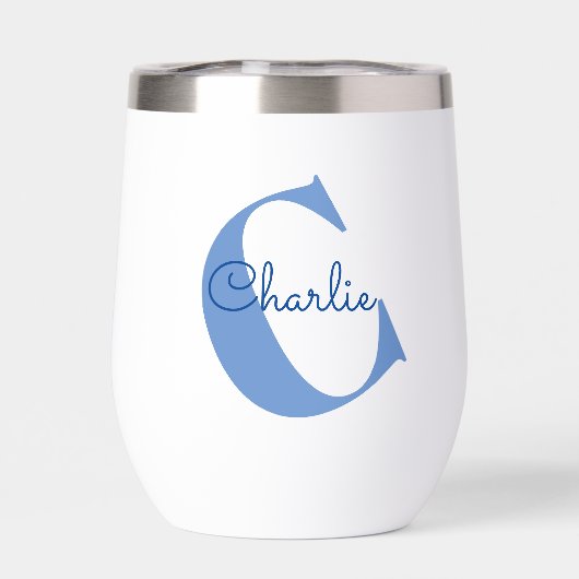 Nom du monogramme Typographie moderne (Arrière)