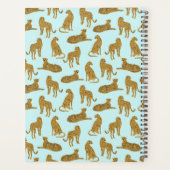 Nom du Motif animal léopard élégant | Bleu (Dos)
