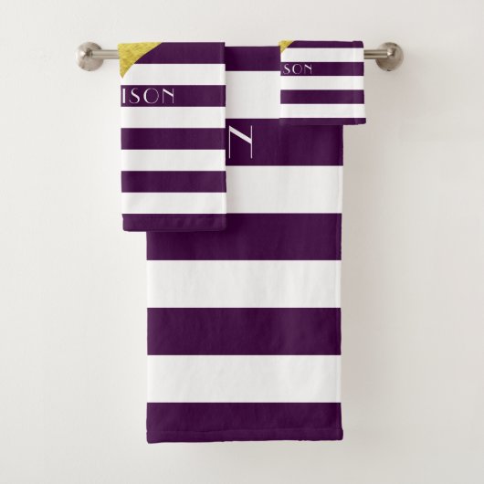 Nom du Motif Moderne Purple Stripes (En situation)