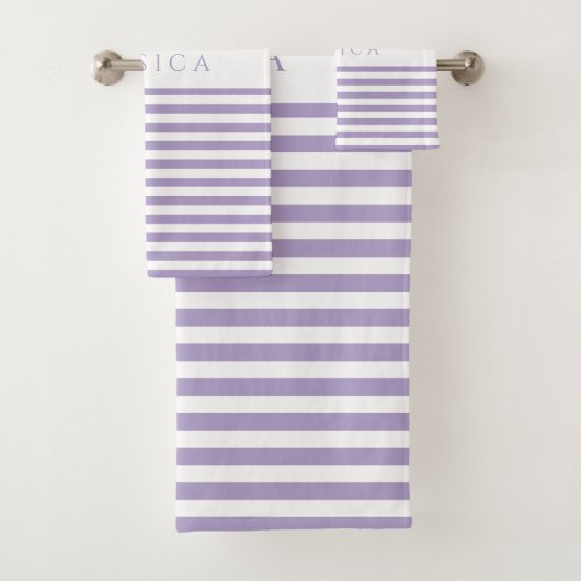 Nom du Motif Moderne Purple Stripes (En situation)