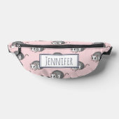 Nom du Motif Opossum de dessin mignon rose (Poser)