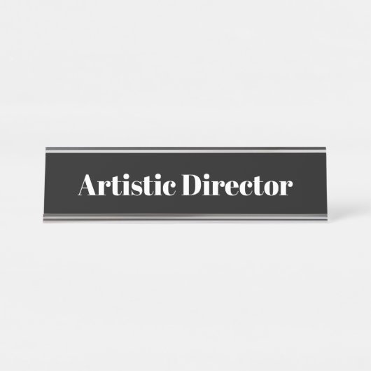 Nom du personnel du théâtre Plaque (Devant)