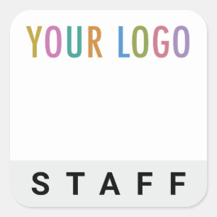 Nom du personnel temporaire Stickers Nom blanc Ins