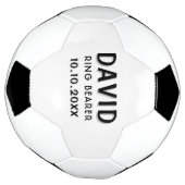 Nom du porteur d'anneau personnalisé Mariage Date  (Tourné)