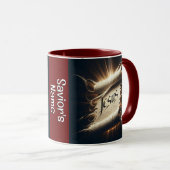 "Nom du sauveur" Mug de café (Devant droit)