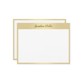 Nom du script calqué Elegant Gold Modèle (Devant/Arrière en situation)