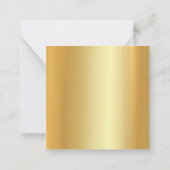 Nom du script de calligraphie Modèle blanc or (Dos)