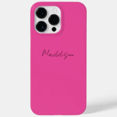 Nom du script de coque iphone personnel rose (Verso)
