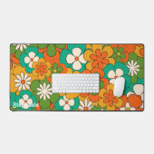Nom du script de fleurs Super colorées rétro (Clavier et souris)