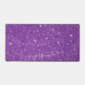 Nom du script de parties scintillant violet modern (Recto)