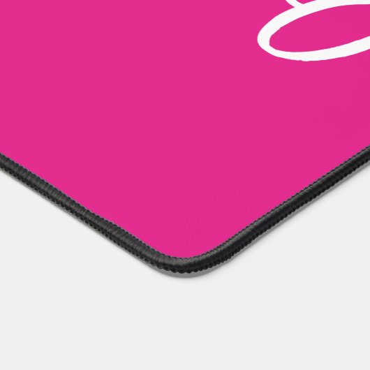 Nom du script de pinceau rose et blanc (Coin)