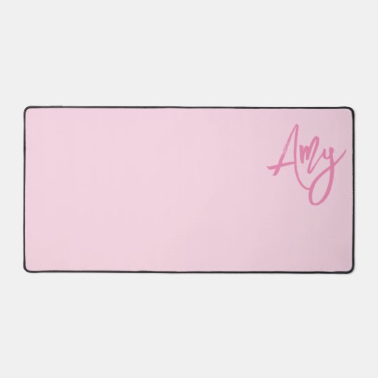 Nom du script de pinceau rose pastel (Recto)