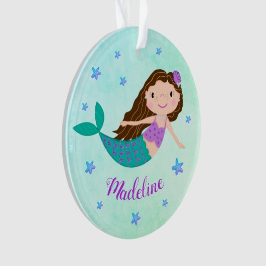 Nom du script de sirène pourpre Aqua (devant)