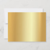 Nom du script Elegant Faux Gold Modèle Moderne (Dos)