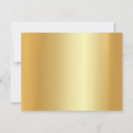 Nom du script Elegant Faux Gold Modèle Moderne (Dos)