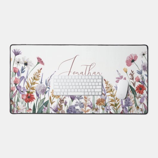 Nom du script Fleur sauvage de printemps d'aquarel (Clavier et souris)