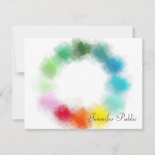 Nom du script main coloré personnalisé Modèle de t