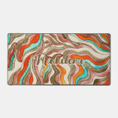 Nom du script Super rétro rose vif orange vif (Recto)