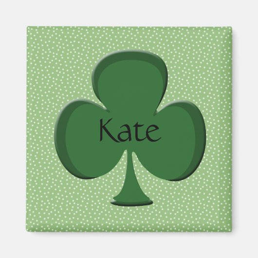 Nom du Shamrock Kate Magnet (Devant)