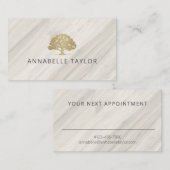 Nom du Spa naturel Carte de rendez-vous (Devant / Derrière)