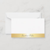 Nom du texte du script calqué Gold Modèle (Devant)