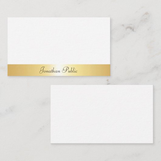 Nom du texte du script calqué Gold Modèle (Devant / Derrière)