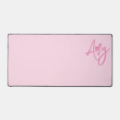 Nom écriture au pinceau pastel et rose (Recto)