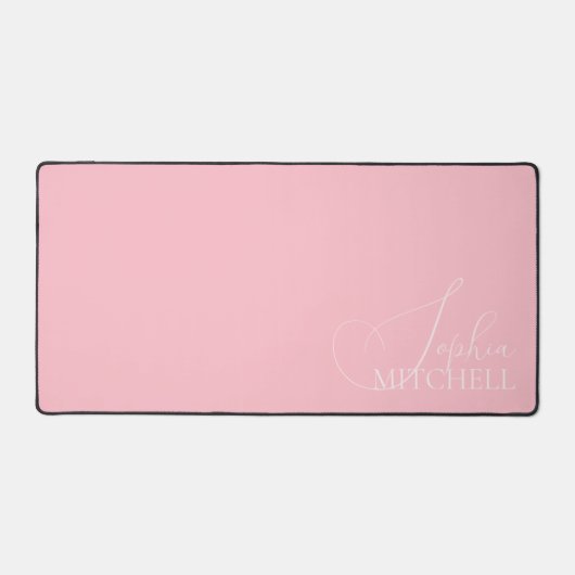 Nom Écriture Féminine Rose (Recto)